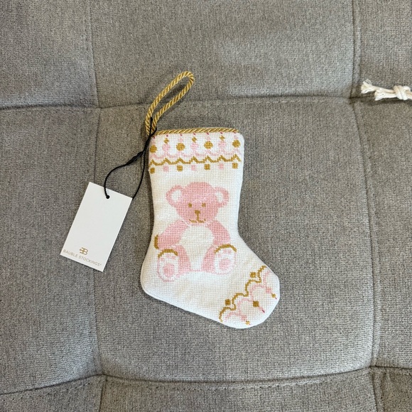 Bauble Stocking in “Bear-y Christmas” in Pink. New with all Original Packaging - Picture 6 of 13